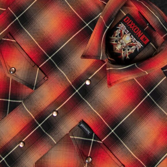 DIXXON x MEGADETH-KILLING IS MY BUSINESS Collab Limited Edition Flannel- Men's M - Picture 2 of 11